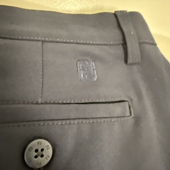 FootJoy FJ Dark Navy Blue Slash Pocket Casual Golf Pants Mens 38 x 32 Stretch - Picture 9 of 12